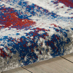 Multicolored Splashes Luxurious Modern Abstract Easy To Clean Rug For Bedroom & Living Room-66 X 229Cm (Runner) - thumbnail 4