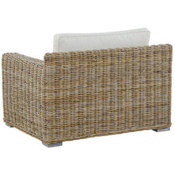 Beliani Set Of 2 Garden Armchairs Ardea Rattan Light Brown - thumbnail 6