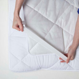 Homescapes Luxury Extra Thick 500 Gsm Cotton Mattress Topper, Single - thumbnail 6