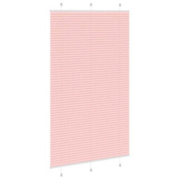 Berkfield Pleated Blind Pink 115X200 Cm Fabric Width 114.4 Cm Polyester - thumbnail 4
