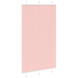 Berkfield Pleated Blind Pink 115X200 Cm Fabric Width 114.4 Cm Polyester - thumbnail 3