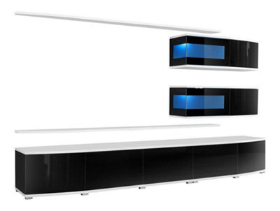 "Arte Sonic Entertainment Unit: Elegant Panoramic Storage - W2800mm X H1700mm X D500mm For Tvs Up To 65""" - image 1
