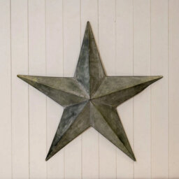 Four Candle Extra Large Natural Grey Metal Star Decoration 74Cm - thumbnail 2