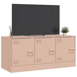 Walplus Tv Cabinet Pink 99X39X44 Cm Steel - thumbnail 5