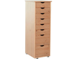 Dorel Gava Chest With 8 Drawers In Stained Wax - thumbnail 1