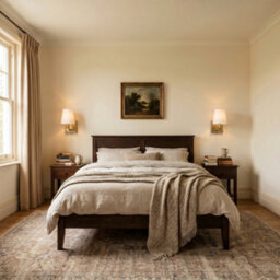 Happy Homewares Sleek Bedside Wall Light In Antique Brass With Toggle Switch And Shade - thumbnail 6