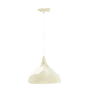 Orsina Gold-Toned Pendant Lamp With Fluid Silhouette, Luxrious Ceiling Light, Warm Metallic Finish Hanging Light - image 1