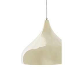 Orsina Gold-Toned Pendant Lamp With Fluid Silhouette, Luxrious Ceiling Light, Warm Metallic Finish Hanging Light - thumbnail 5