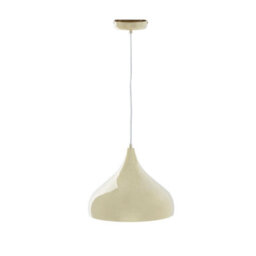 Orsina Gold-Toned Pendant Lamp With Fluid Silhouette, Luxrious Ceiling Light, Warm Metallic Finish Hanging Light - thumbnail 2