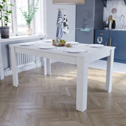 Lassic Vida Designs Medina White 6 Seater Dining Table