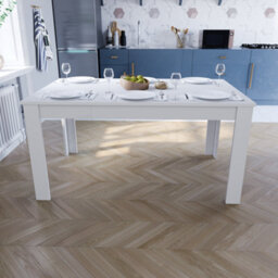 Lassic Vida Designs Medina White 6 Seater Dining Table - thumbnail 5