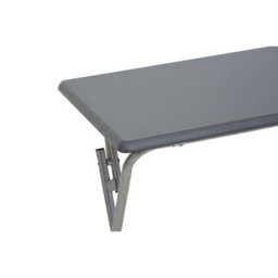 Orsina Space Saving Folding Table With Grey Top, Stylish Grey Top Side Table, Strong And Sturdy Living Room Table - thumbnail 7