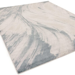 The Rug Edit Viva Swirl Blue Living Room Rug - 200X275Cm - thumbnail 4