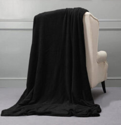 Casabella Deluxe Soft Faux Fur Mink Fleece Throw Blanket - thumbnail 5
