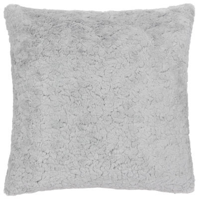 Furn. Megeve Faux Fur Slate Cushion Cover - image 1