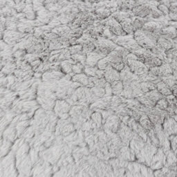 Furn. Megeve Faux Fur Slate Cushion Cover - thumbnail 3