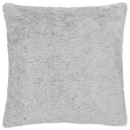 Furn. Megeve Faux Fur Slate Cushion Cover - thumbnail 1