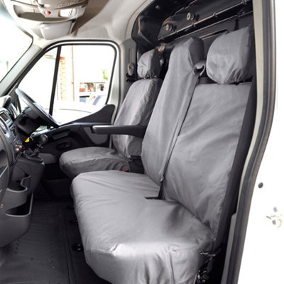Uk Custom Covers Heavy Duty Waterproof Front Seat Covers - Compatible With Nissan N400 Van 2010-2021 - image 1