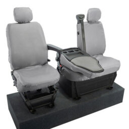 Uk Custom Covers Heavy Duty Waterproof Front Seat Covers - Compatible With Nissan N400 Van 2010-2021 - thumbnail 3