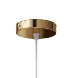 Living And Home Ceiling Chandelier With Gold Wire Frame And Glass Lampshade, Spherical Chandelier E27 - thumbnail 8