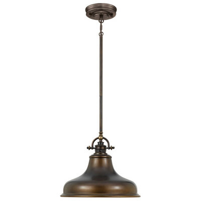 Elegant Palladian Bronze 1 Bulb Ceiling Pendant Light With Led E27 100W - image 1
