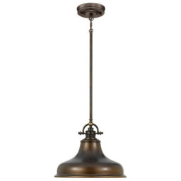 Elegant Palladian Bronze 1 Bulb Ceiling Pendant Light With Led E27 100W - thumbnail 1