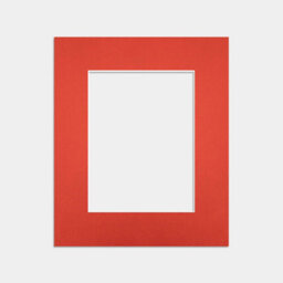 Ak Frames 12X10 Poppy Red Picture Mounts To Fit 8X6 Aperture Size - Mount Board Only (No Frame Included) - thumbnail 1