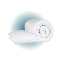MHG Living 16.5 Tog Winter Duvet - Hypoallergenic Stripe Microfibre, Soft, Breathable & Machine Washable - Super King - thumbnail 1