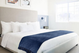 Emma Barclay Darcy Tassel Blanket/throw For Sofa Chair Bed Navy 130X150Cm - thumbnail 2