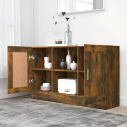 Vidaxl Sideboard Smoked Oak 120X30.5X70 Cm Engineered Wood - thumbnail 8