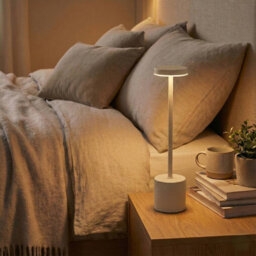 Urbn-Living Urbnliving Cordless Rechargeable Led Touch Table Lamp Dimmable Usb Night Light - Cream Set Of 2 - thumbnail 3