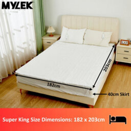 Mylek Electric Blanket Single Fully Heated Mattress Cover Underblanket With Elasticated Skirt - thumbnail 9