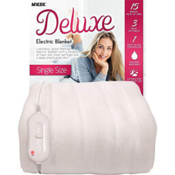 Mylek Electric Blanket Single Fully Heated Mattress Cover Underblanket With Elasticated Skirt - thumbnail 1
