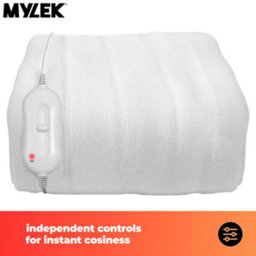Mylek Electric Blanket Single Fully Heated Mattress Cover Underblanket With Elasticated Skirt - thumbnail 3