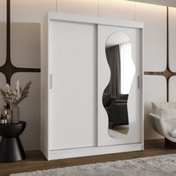 Arte Pristine White Ultra Sliding Door Wardrobe 1500mm X 2000mm X 620mm - Bright Storage Solution - thumbnail 2