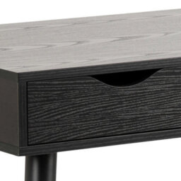 Wyld Haus Dresden Black Wooden Office Desk With 3 Drawers - thumbnail 7