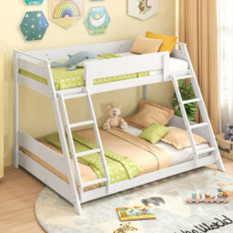 Single Over Double Bunk Bed With 2 Ladders - thumbnail 4