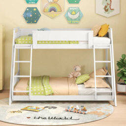 Single Over Double Bunk Bed With 2 Ladders - thumbnail 3