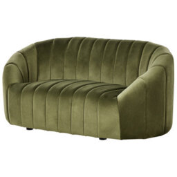 Beliani Sofa 2 Seater Malung Velvet Dark Green - thumbnail 5