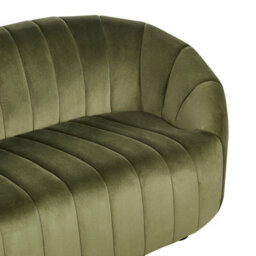 Beliani Sofa 2 Seater Malung Velvet Dark Green - thumbnail 8