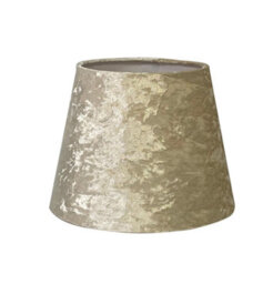 "11"" Beige Modern Tapered Velvet Light Shade In 9 Inch Or 11 Inch For Pendant Or Table Lamps In Living Room Or Bedroom"