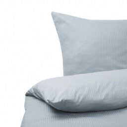 Beliani Duvet Cover Set Avondale Sateen Cotton 220 X 240 Cm Grey - thumbnail 4