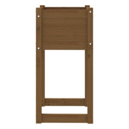 Berkfield Planters 2 Pcs Honey Brown 40X40X81 Cm Solid Wood Pine - thumbnail 6