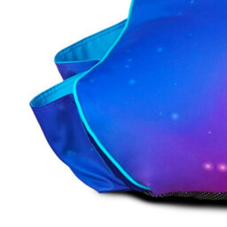 rucomfy Beanbags Rucomfy Kids Purple Galaxy Bean Bag Chair - Gaming Lounger For Kids - thumbnail 4