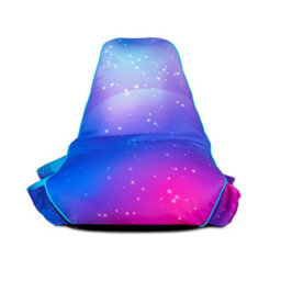 rucomfy Beanbags Rucomfy Kids Purple Galaxy Bean Bag Chair - Gaming Lounger For Kids