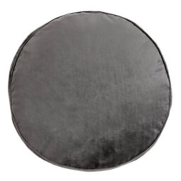 icon Milano Velvet Bean Bag Pouffe Charcoal Grey Large Velvet Footstools - thumbnail 4