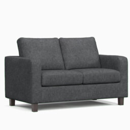 Furnishings For Less UK York Black Faux Leather 3 Piece Sofa Suite 3 Seater, 2 Seater And Armchair - thumbnail 3