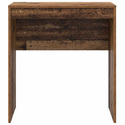 Berkfield Durable Rustic Writing Desk Old Wood Particle Board Small Storage