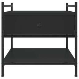 Berkfield Stylish Coffee Table Black 50X50X50 Cm Engineered Wood - thumbnail 6