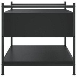 Berkfield Stylish Coffee Table Black 50X50X50 Cm Engineered Wood - thumbnail 7